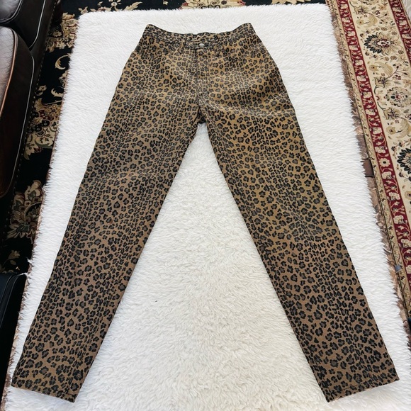 Fendi Leopard Print Pants - Brown and Black - Picture 9 of 10